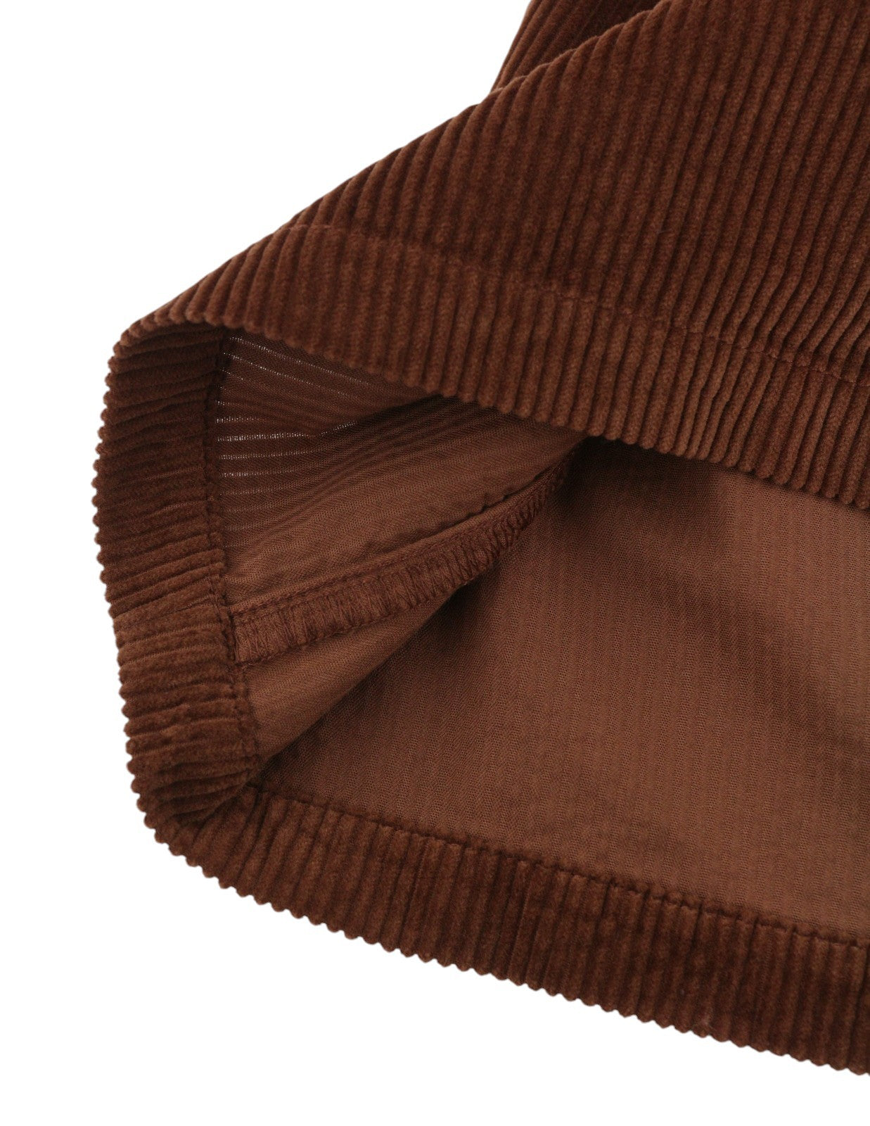 AMERICAN EAGLE OUTFITTERS Women Skirt M Brown Corduroy Elastic Waist Mini