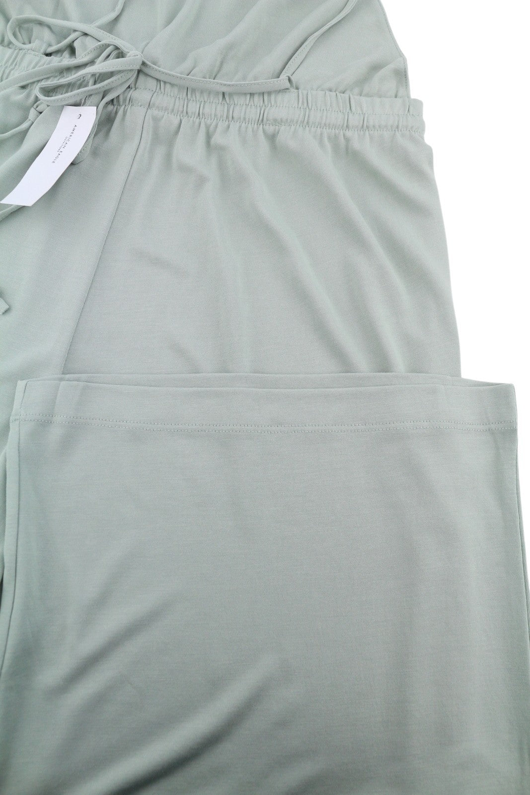AMERICAN EAGLE OUTFITTERS Women Jumpsuit M Green Super Soft Elastic Waist