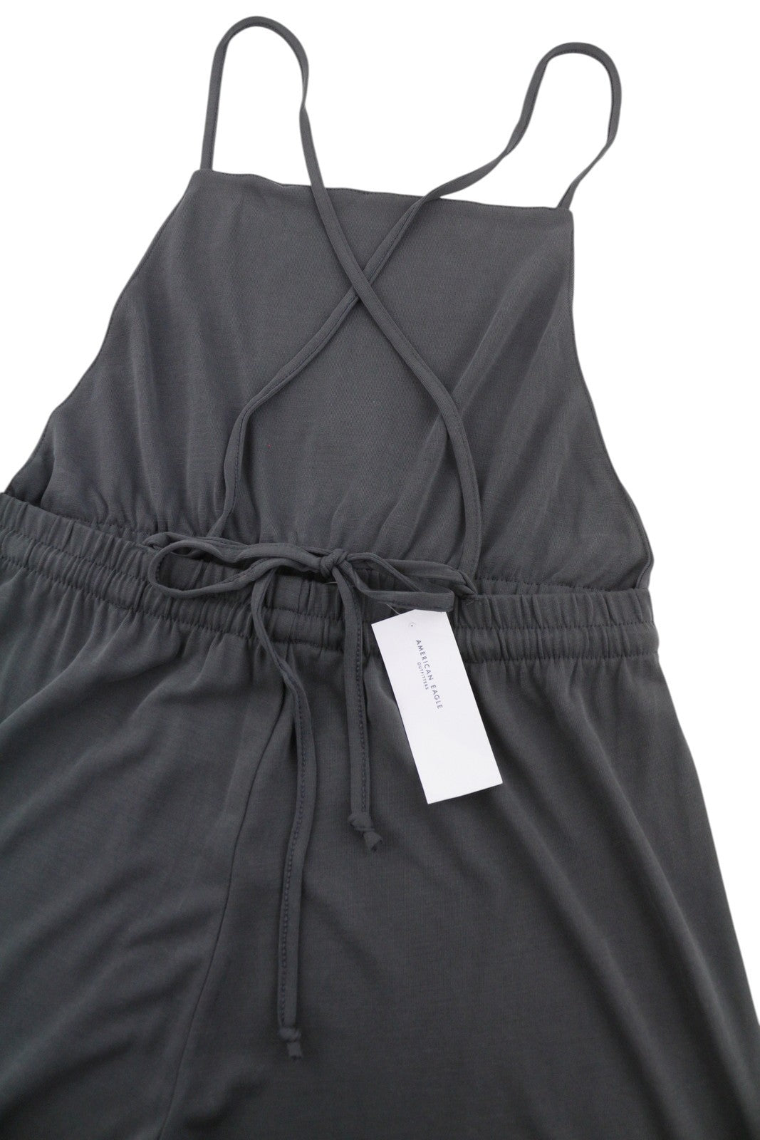 AMERICAN EAGLE OUTFITTERS Women Jumpsuit XS Grey Super Soft Drawstring Waist
