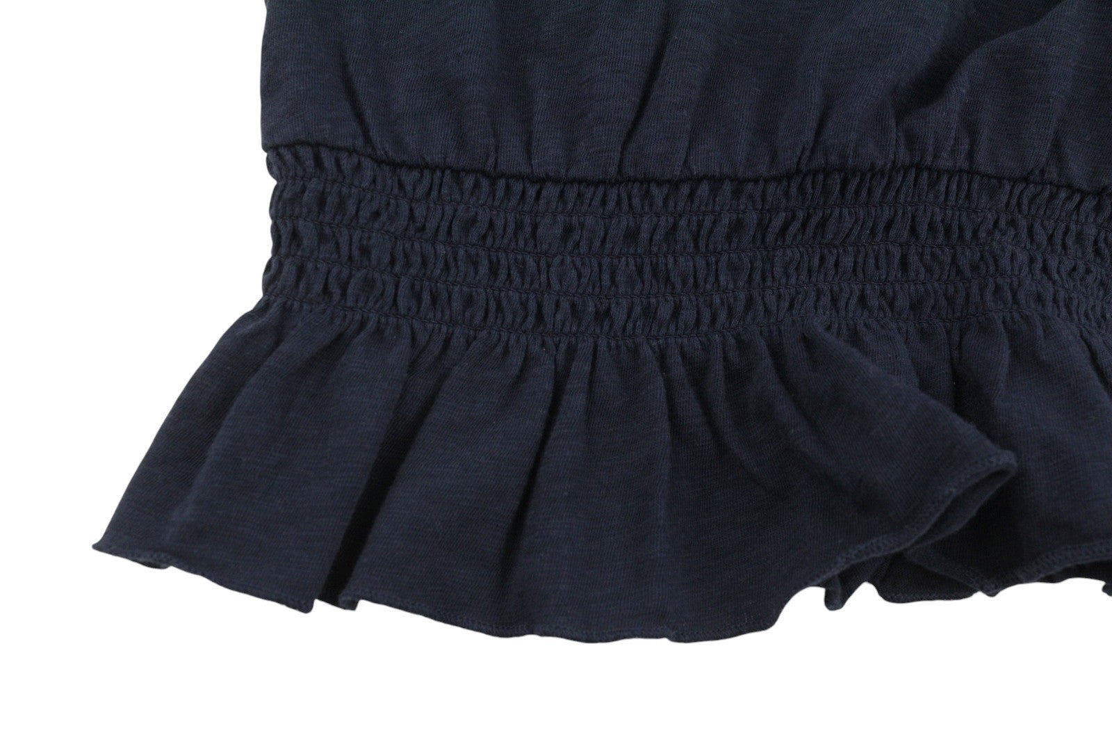 AMERICAN EAGLE OUTFITTERS Women T-Shirt S Dark Blue Embroidered Short Sleeve