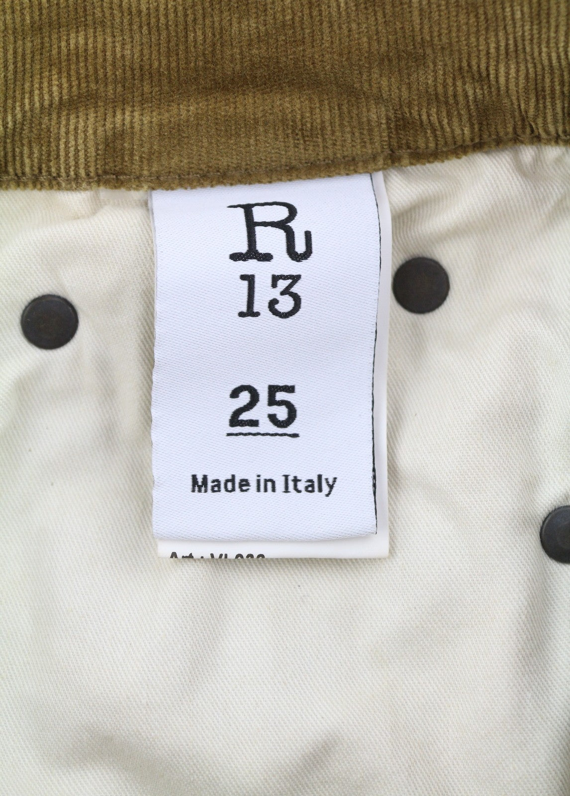 R13 Charlotee moteriškos kelnės 25 aukso rudos spalvos su tampria virvele, blukinta FW25 RRP799 