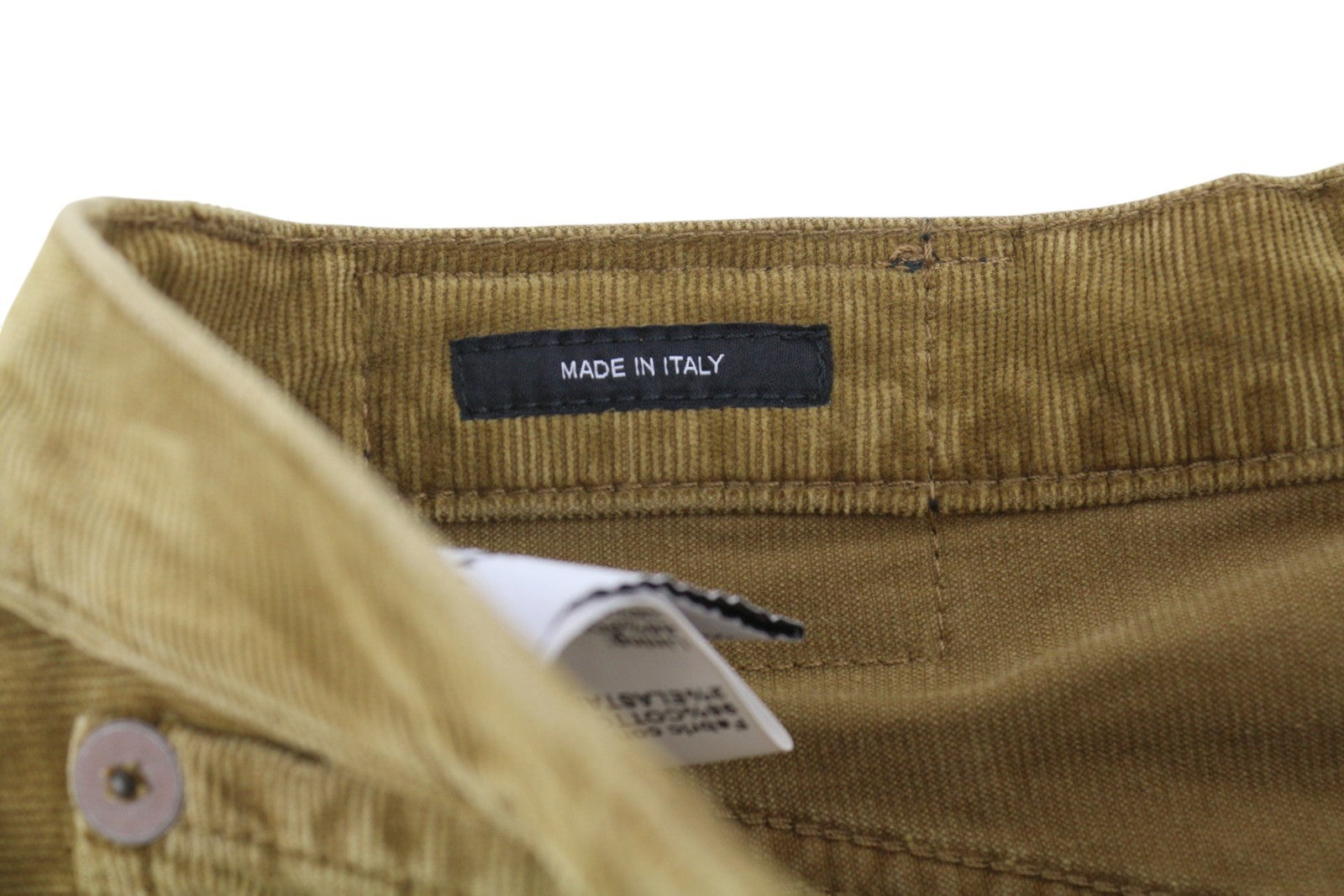 R13 Charlotee moteriškos kelnės 25 aukso rudos spalvos su tampria virvele, blukinta FW25 RRP799 