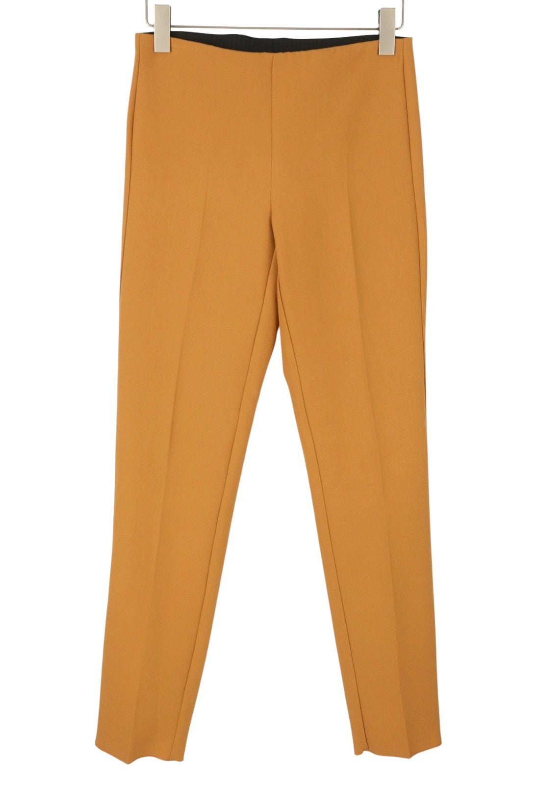 MAX MARA Women Trousers W28 Brown Elastic Waist Stretch Slim Fit