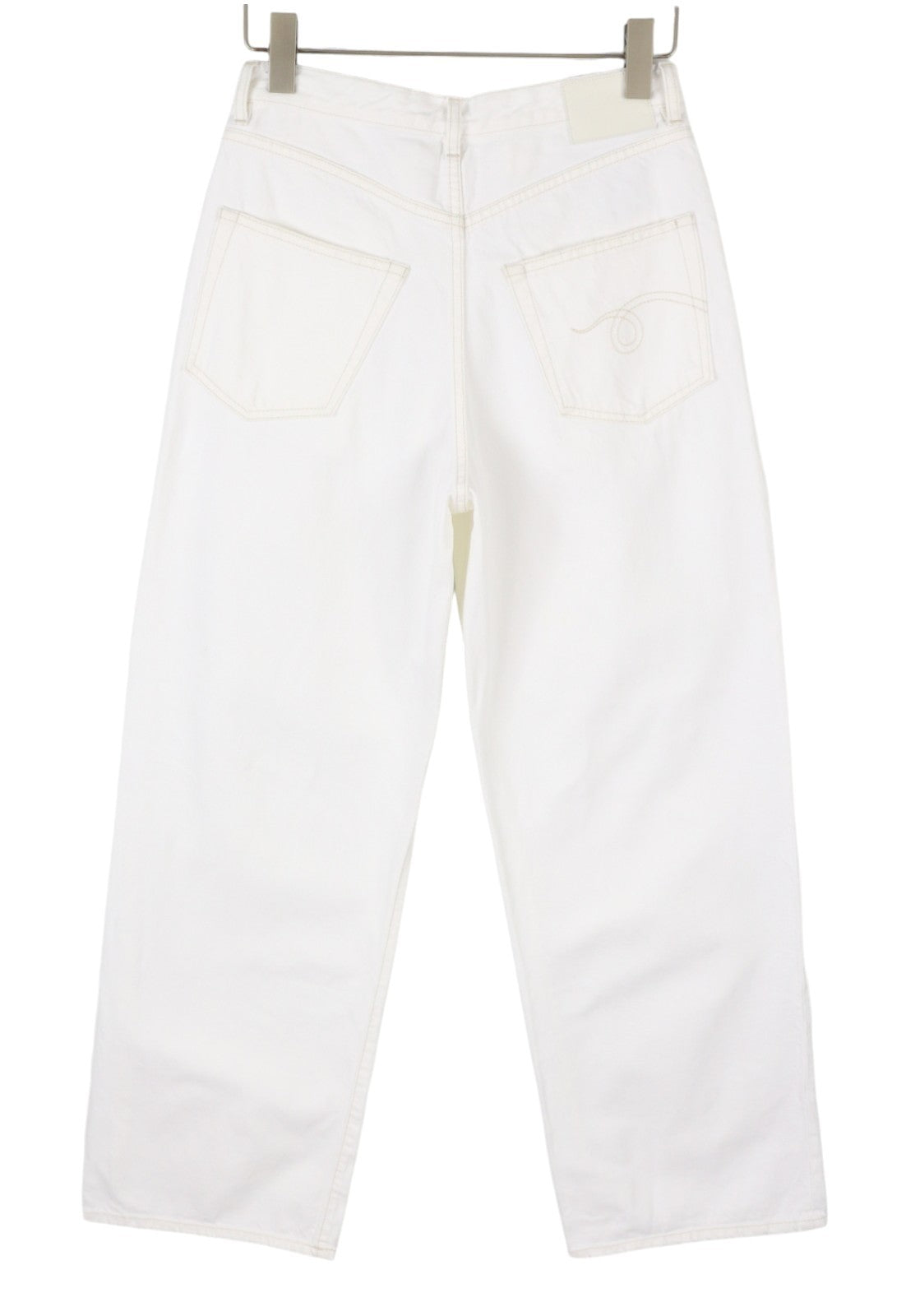R13 Damon Pleated Women Jeans 25 Aerin White Wide Zip Fly PS26