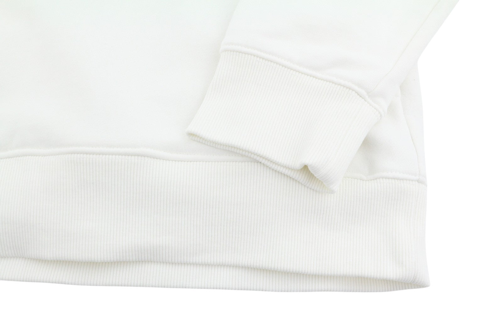 SCOTCH & SODA Men Hoodie L White Cotton Oversized Long Sleeve Pull On