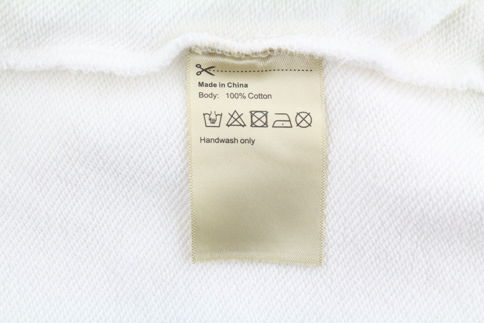 SCOTCH & SODA Men Hoodie L White Cotton Oversized Long Sleeve Pull On