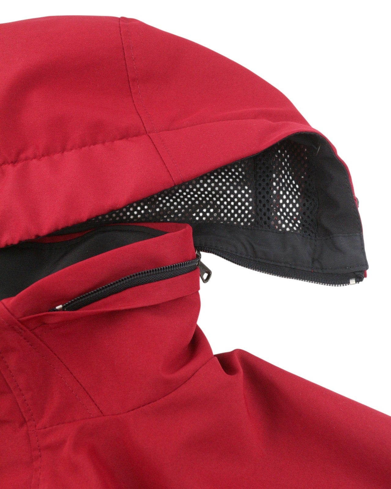 HAGLOFS Women Jacket EU36 S Red Water Resistant Breathable Hooded Full Zip