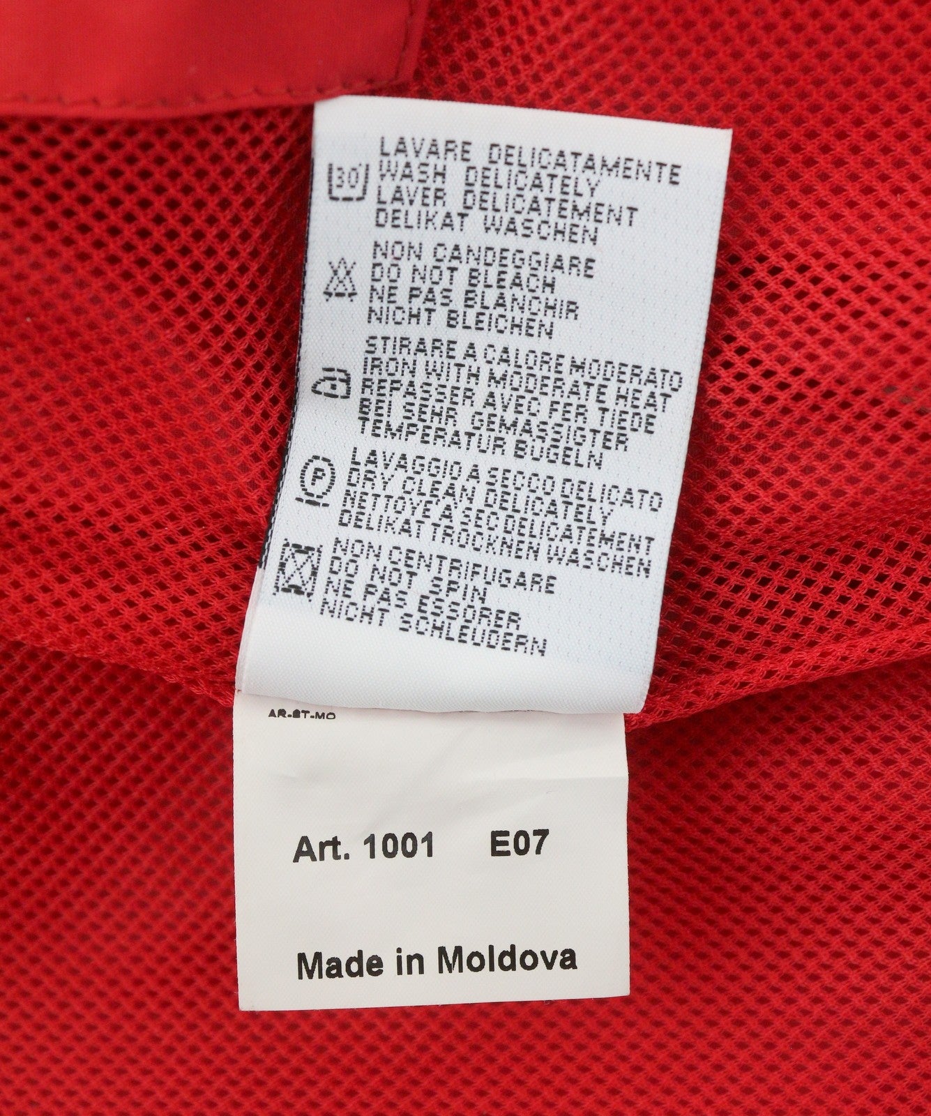 NORTH SAILS Men Jacket S Red High Neck Full Zip Lightweight Bomber
