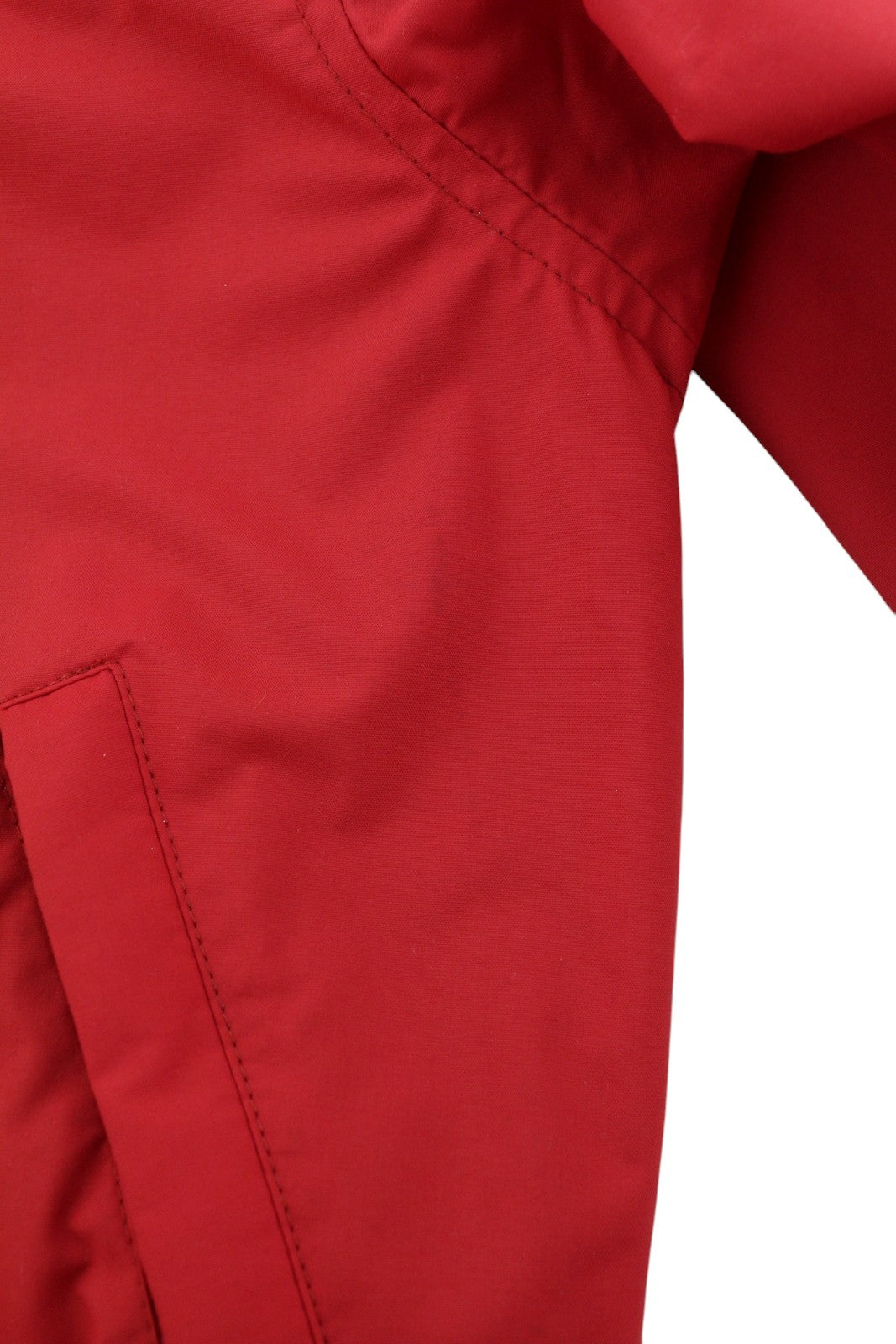 NORTH SAILS Men Jacket S Red High Neck Full Zip Lightweight Bomber