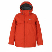 COLUMBIA Men Jacket S Orange Interchange Omi-Tech Waterproof Lightweight