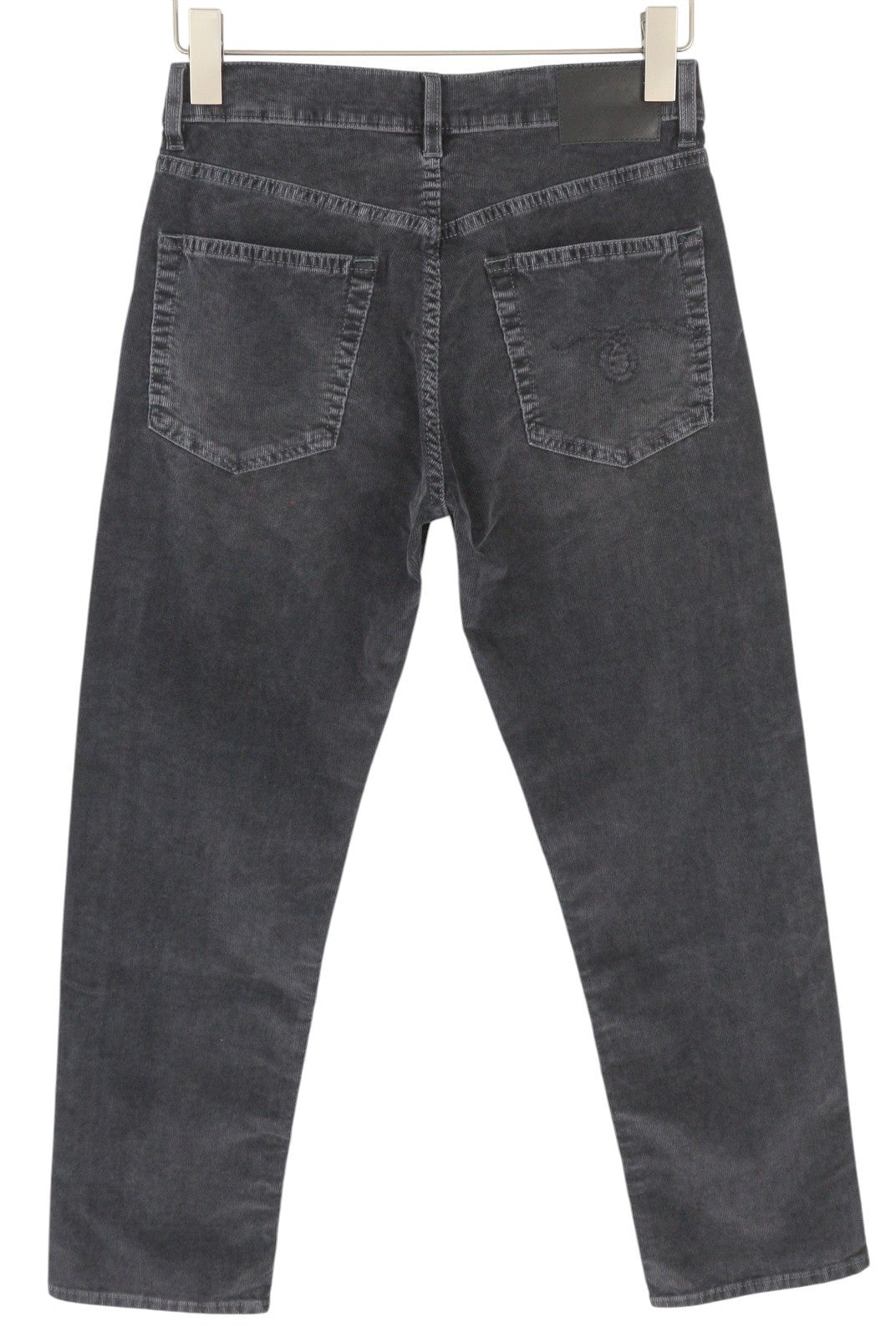 R13 Romeo moteriškos kelnės 26 Obsidian tamprios virvelės išblukintos pilkos trumpintos iki kulkšnies FW25 