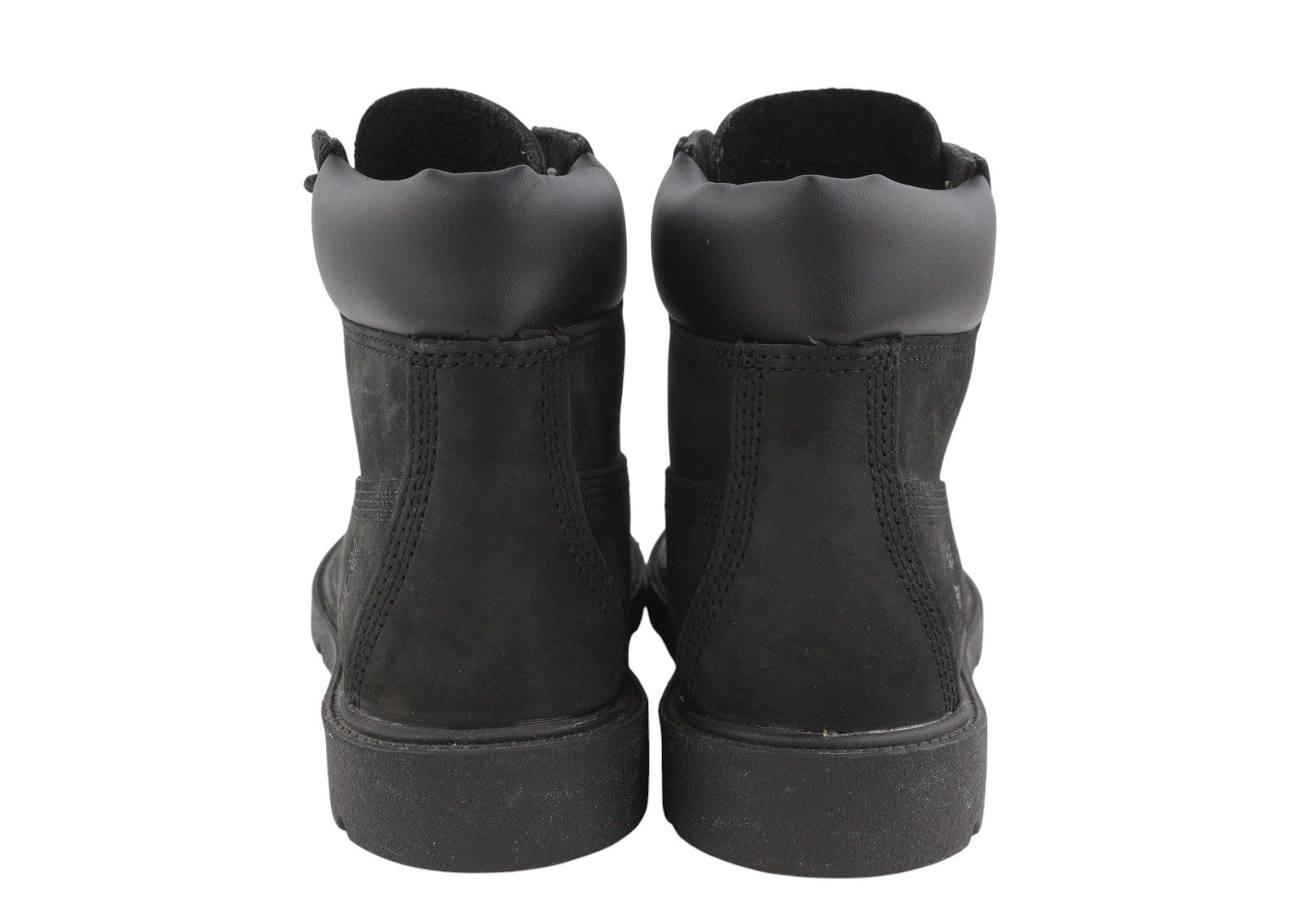 TIMBERLAND Boy Boots EU33 Black Leather Laced Waterproof Non-Marking