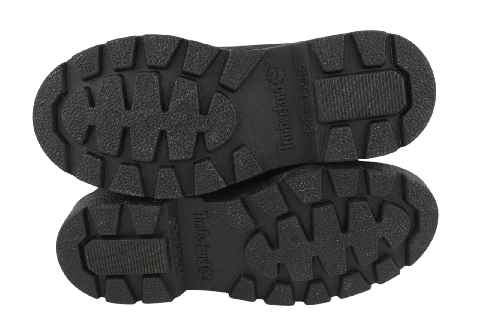 TIMBERLAND Boy Boots EU33 Black Leather Laced Waterproof Non-Marking