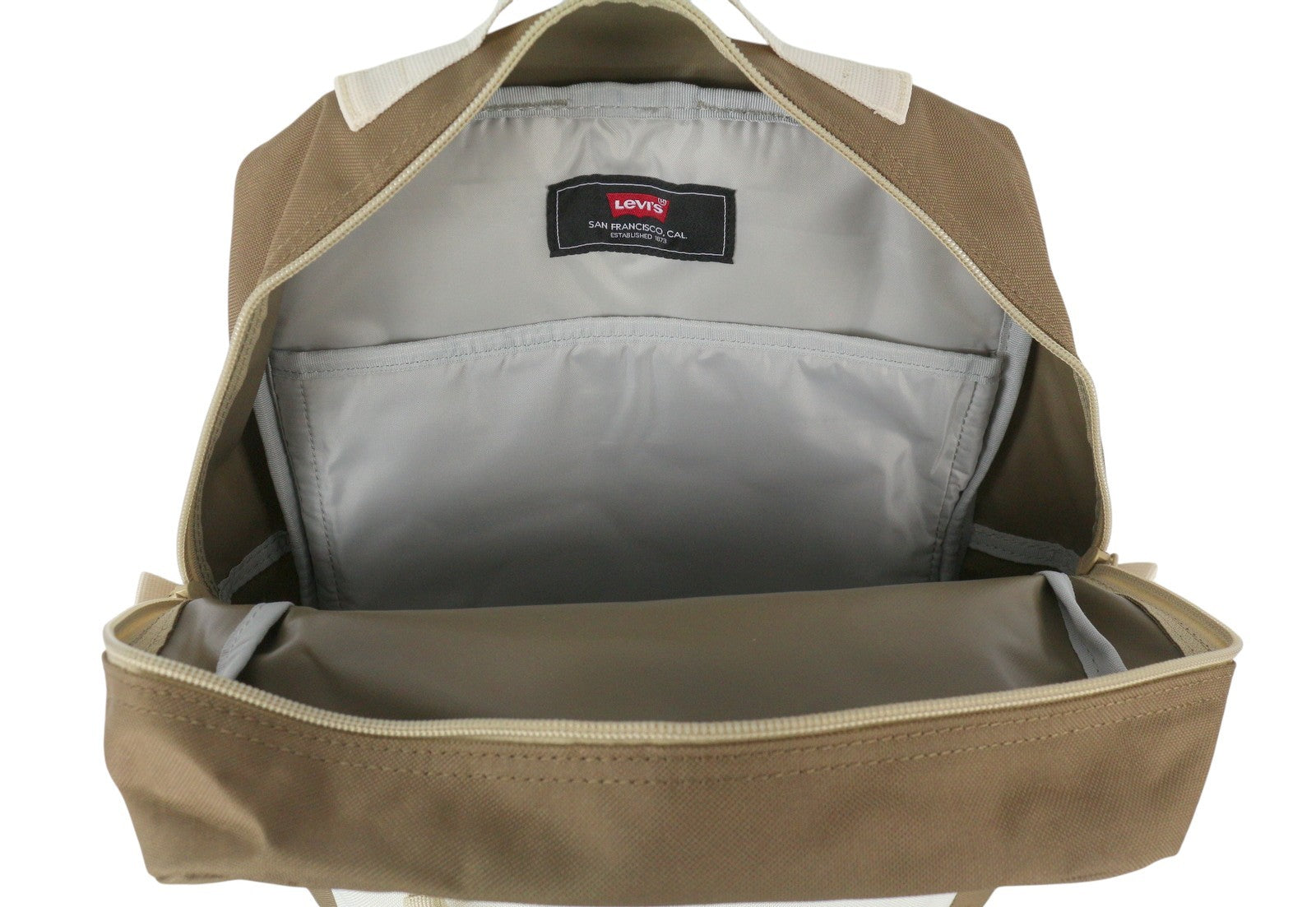 LEVI'S Men Bag OS Brown Functional Zipped Unisex Backpack