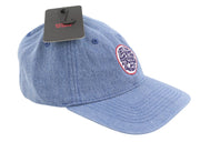 LEVI'S Men Cap OS Blue Denim Look Embroidered Logo Unisex Baseball
