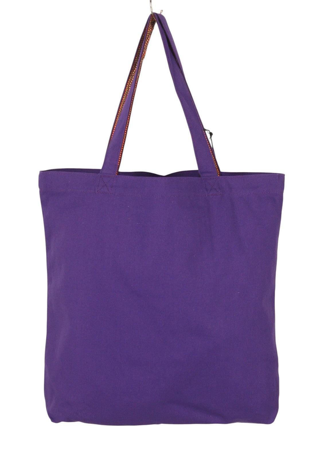 SCOTCH & SODA Women Bag OS Purple Violet Canvas Patterned Artwork Tote Unisex