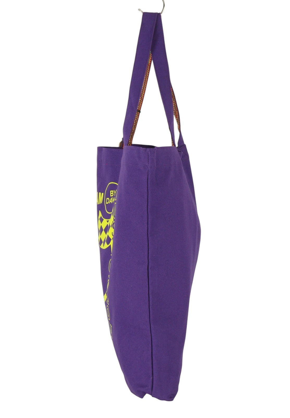 SCOTCH & SODA Women Bag OS Purple Violet Canvas Patterned Artwork Tote Unisex