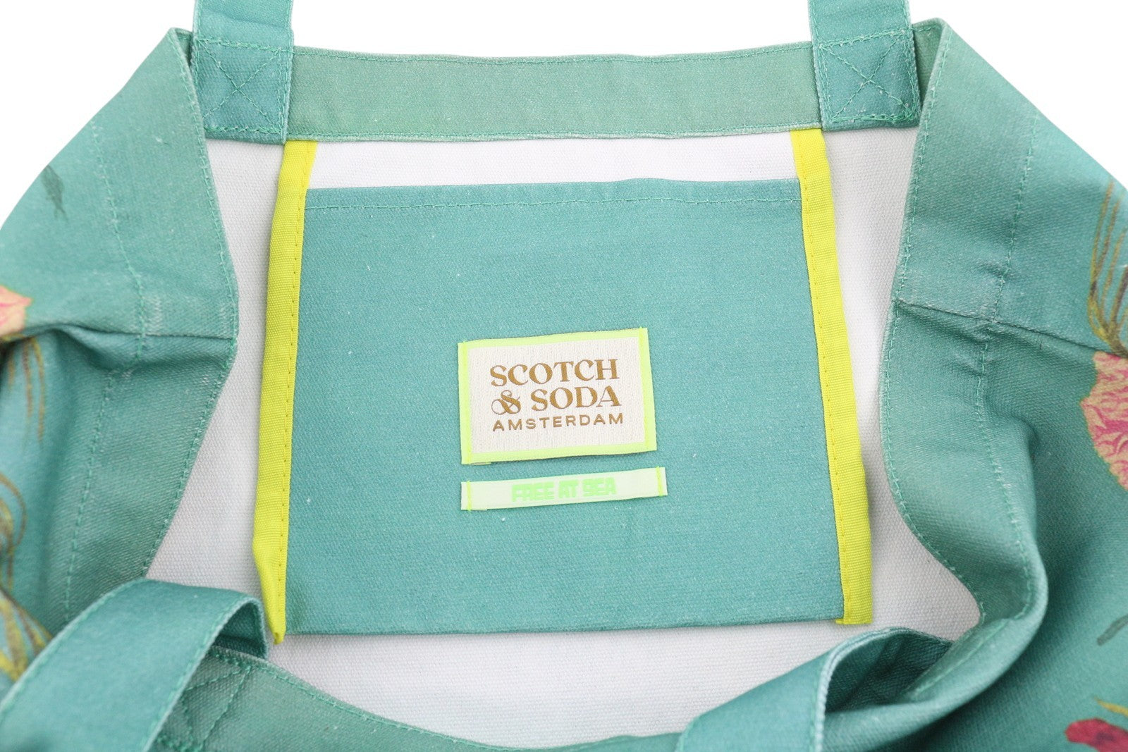 SCOTCH & SODA Women Bag OS Colourful Patterned Canvas Artwork Tote Unisex