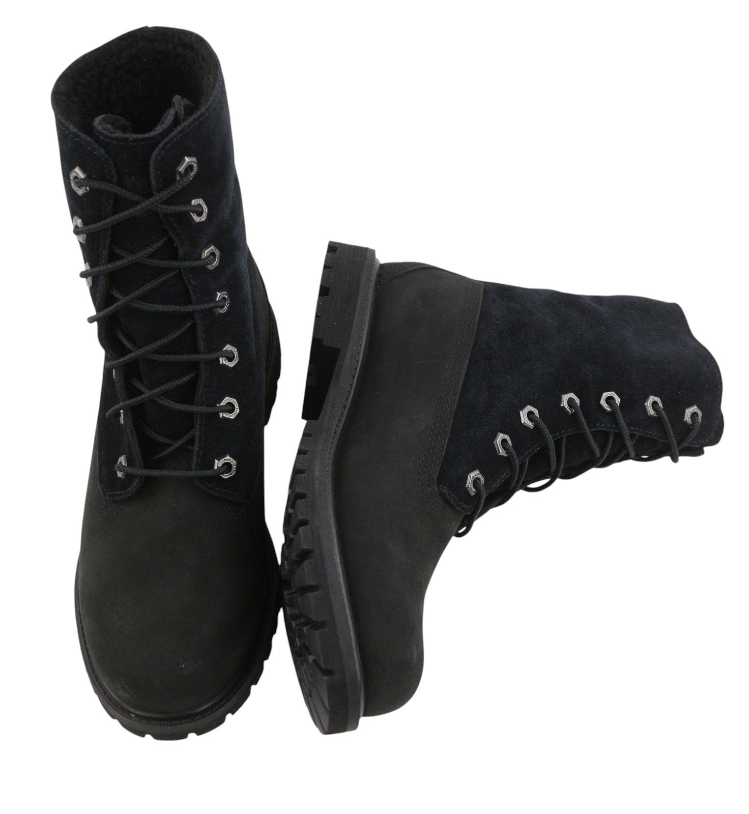 TIMBERLAND A4898 Women Winter Boots EU38 Black Leather Waterproof Anti-Fatigue