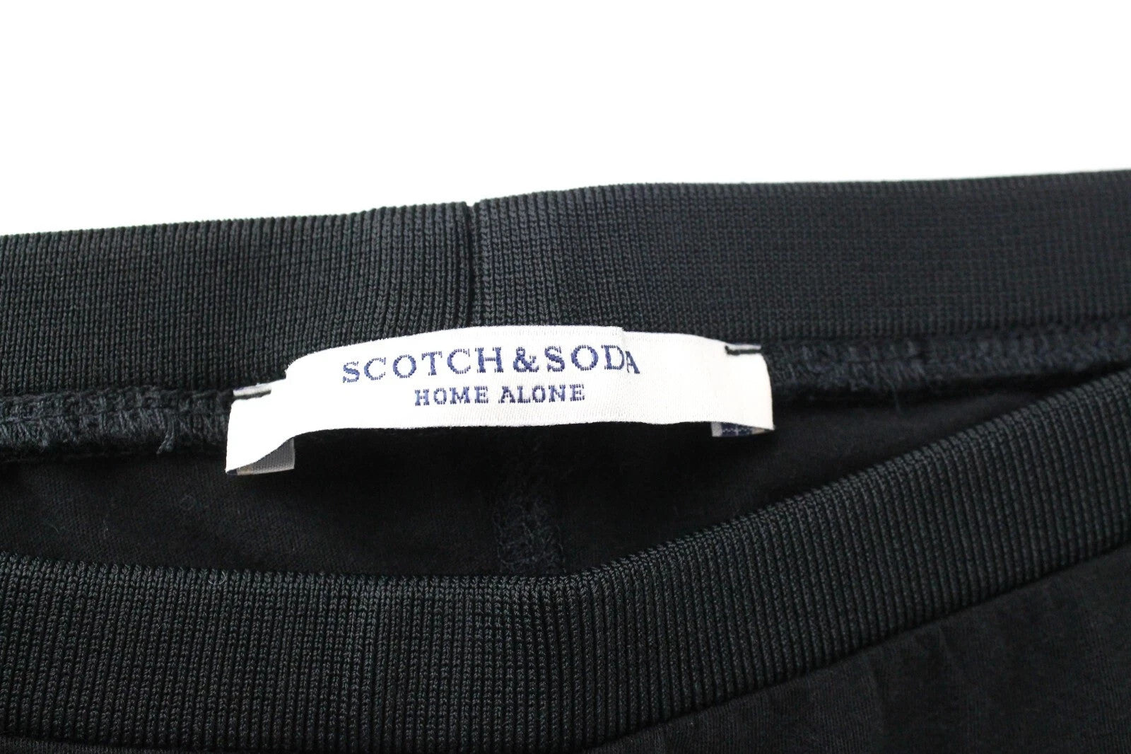 SCOTCH & SODA Home Alone Women Leggings M Black Pull On Casual Basic Logo