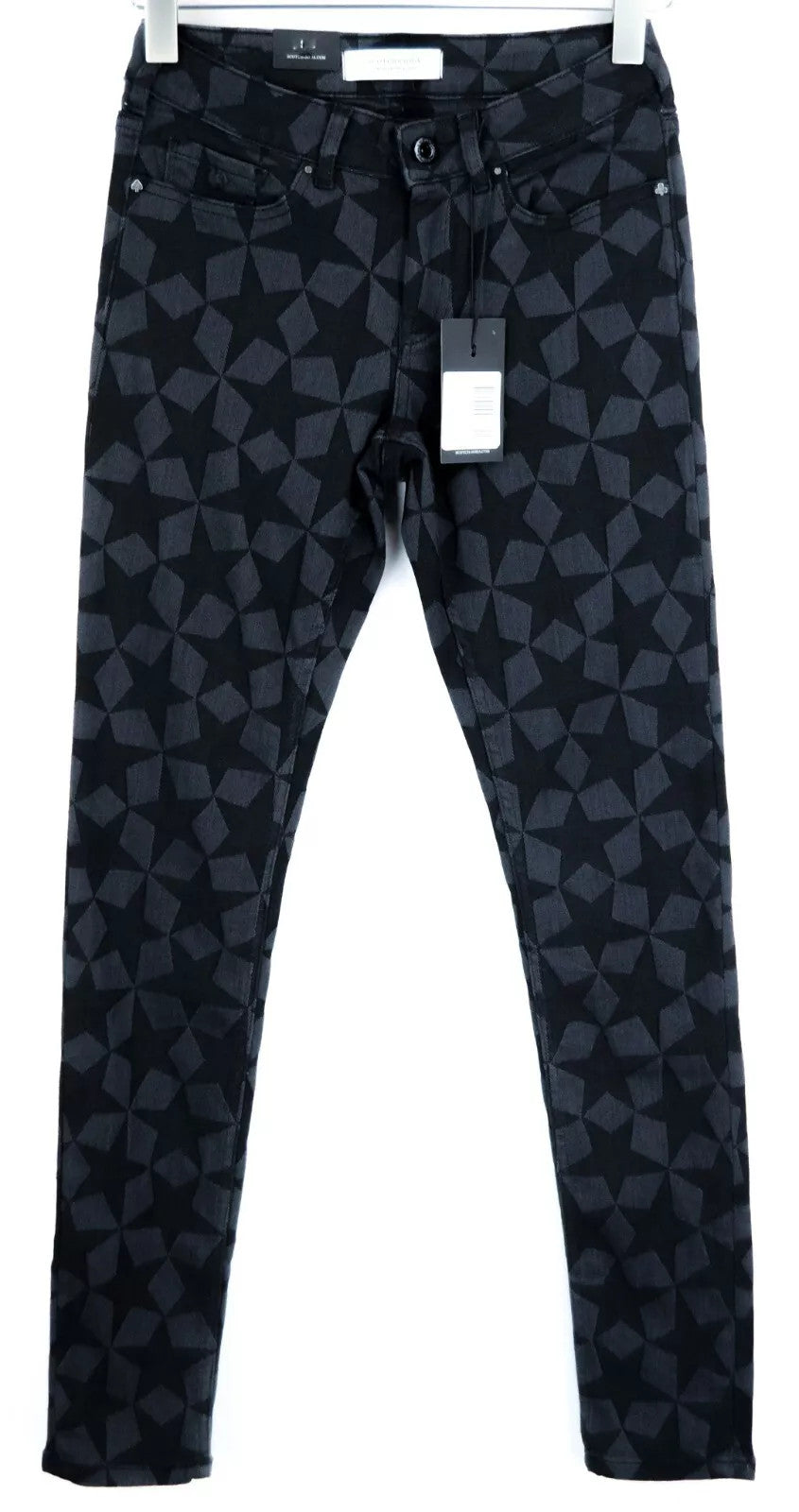 SCOTCH & SODA La Bohemienne Women Jeans W28/L32 Skinny Black Cotton Stretch
