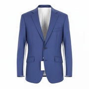 SUITSUPPLY Lazio Men Blazer UK44 Pure Wool Blue Notch Collared Lined Formal