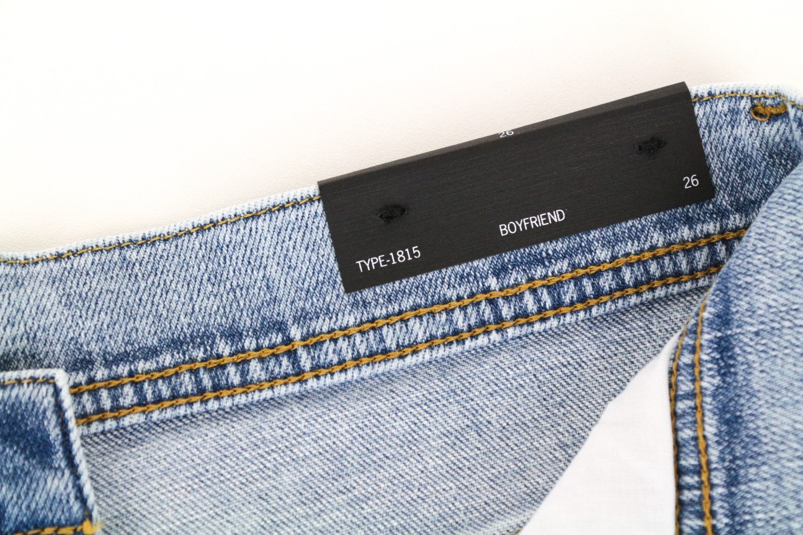 DIESEL Black Gold Type-1815 BG8JI Women Jeans W26 Boyfriend Blue Cotton Stretch