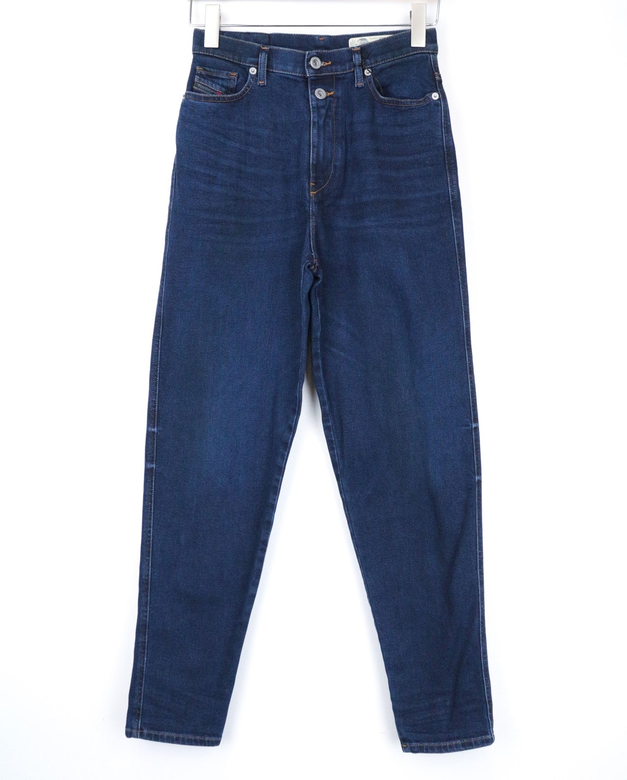 DIESEL Alys 084ZC Women Jeans W27/L32 Straight Fit Wash Blue Cotton Stretch
