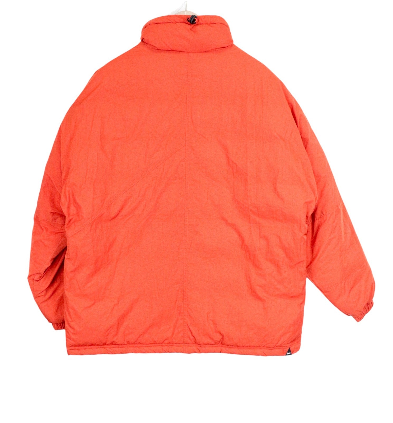 DENHAM Dream Men Jacket S Orange Single-Breasted Padded Lined Long Sleeve