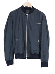 RICHMOND Men Jacket 48 M Blue Lightweight Back Application Bomber