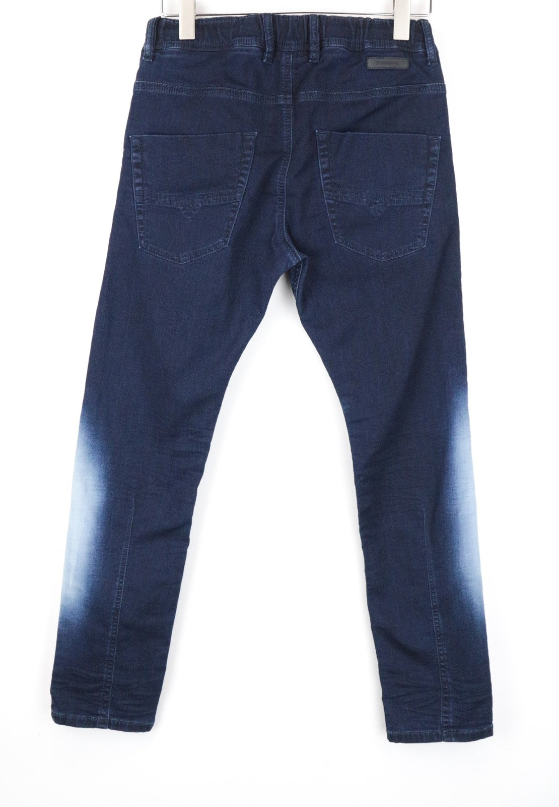 DIESEL Krooley-NE 0687D Men Jeans W28 Sweat Jogg Navy Stretch Slim Carrot Fit