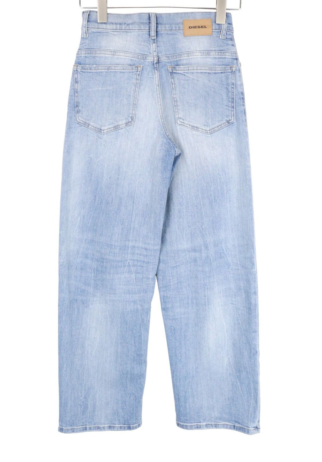 DIESEL Widee 081AL Women Jeans W23/L30 Regular Straight Girls Blue High-Waist