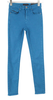 DIESEL BLACK GOLD Type-165A BG8JU Women Jeans W26 Super Skinny Blue Stretch