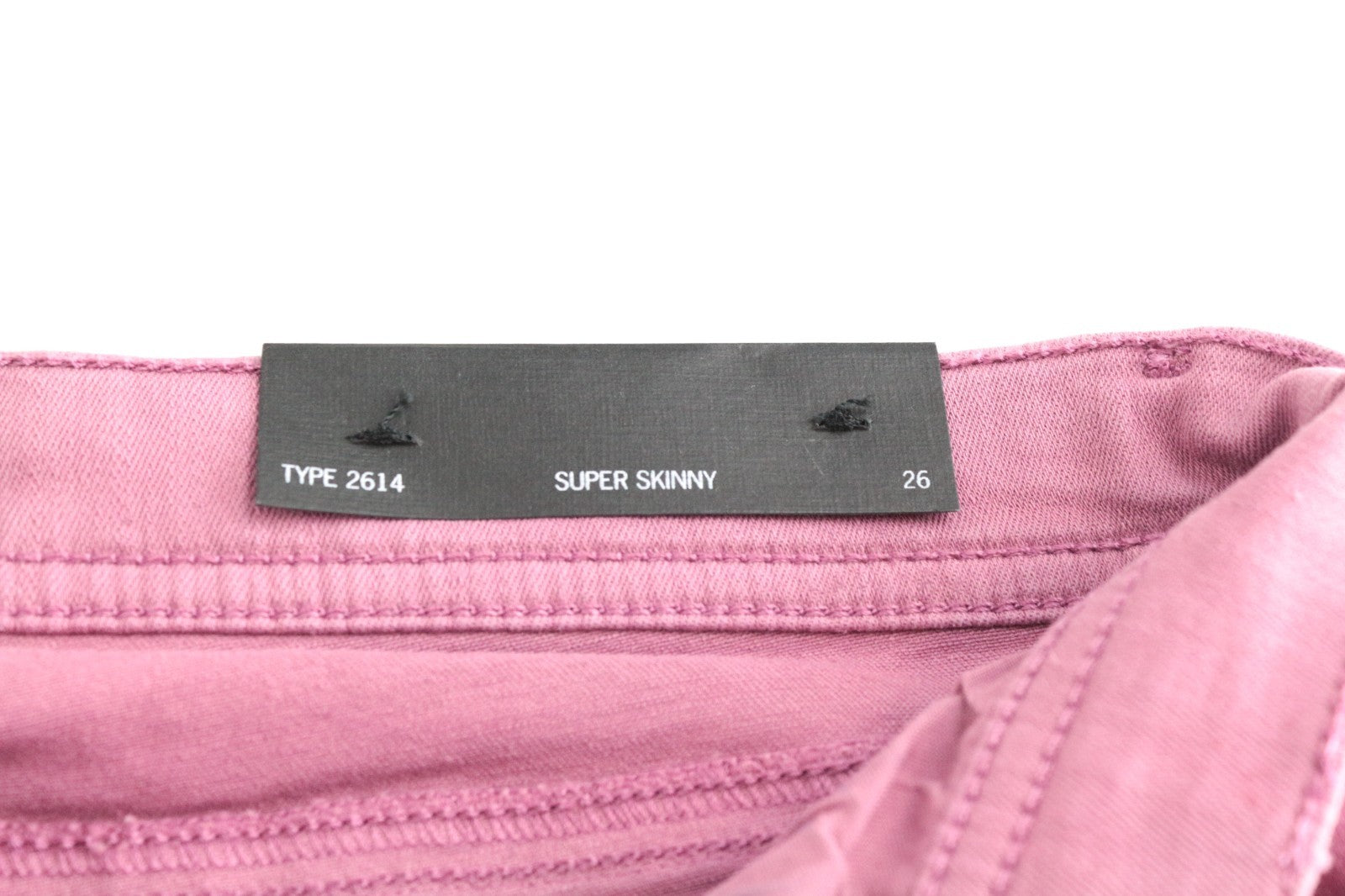 DIESEL BLACK GOLD Type-2614 BG8KM Women Jeans W26 Super Skinny Pink Stretch