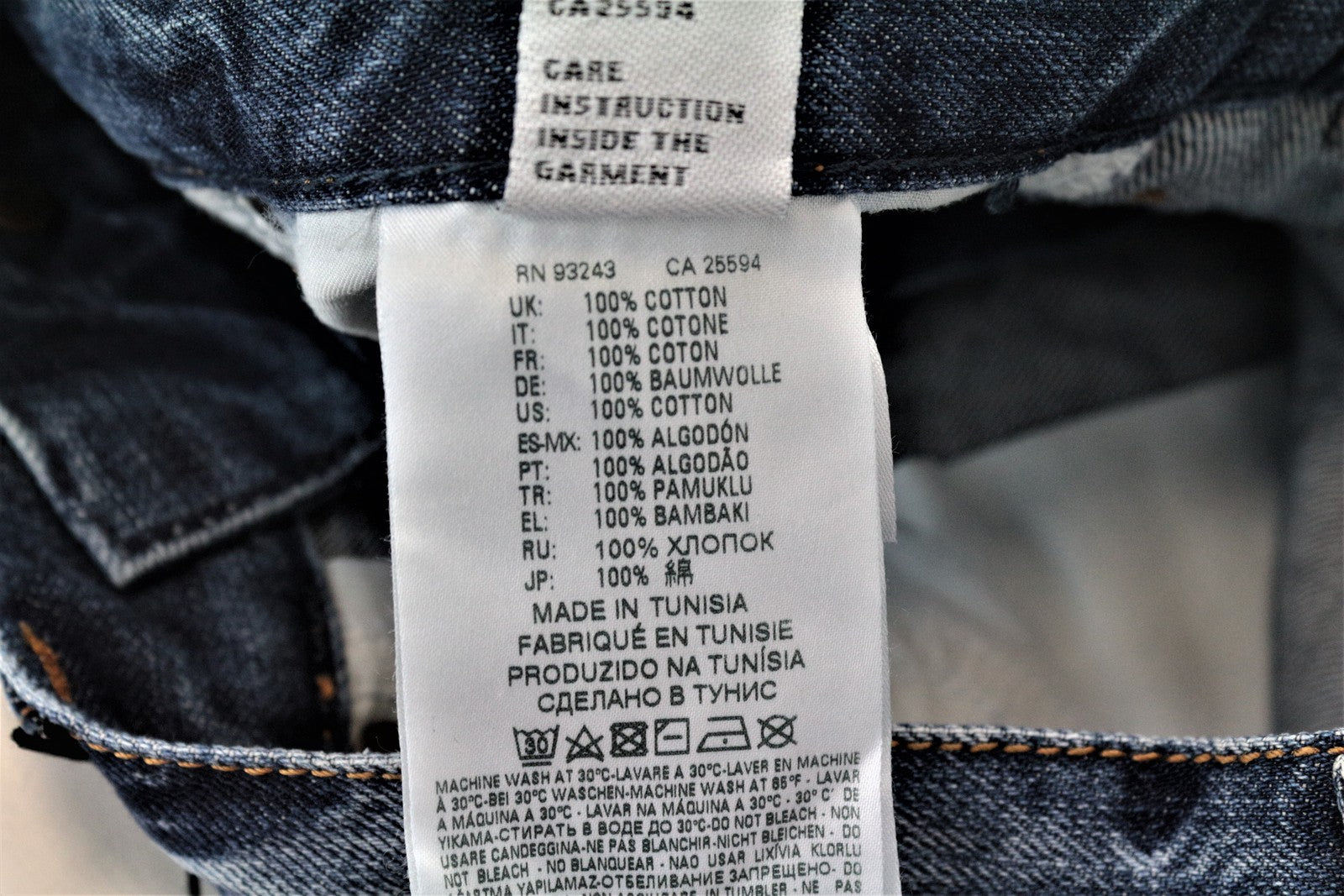 DIESEL Mharky-B 085AG Men Jeans W28/L30 Slim Skinny Plain Washed Cotton Blue
