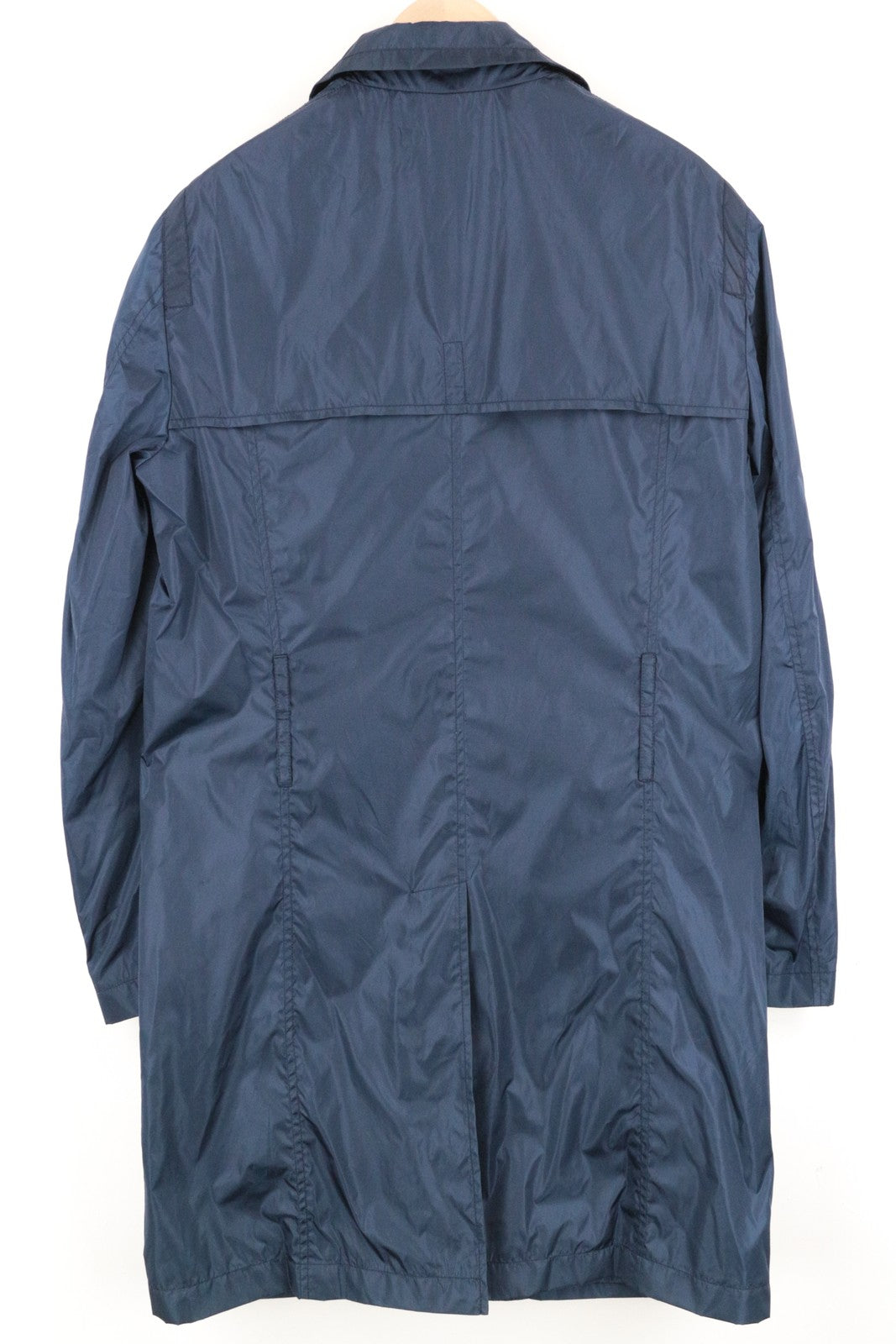 RICHMOND Men Jacket 48 M Blue Lightweight Single-Breasted Collared Long Sleeved