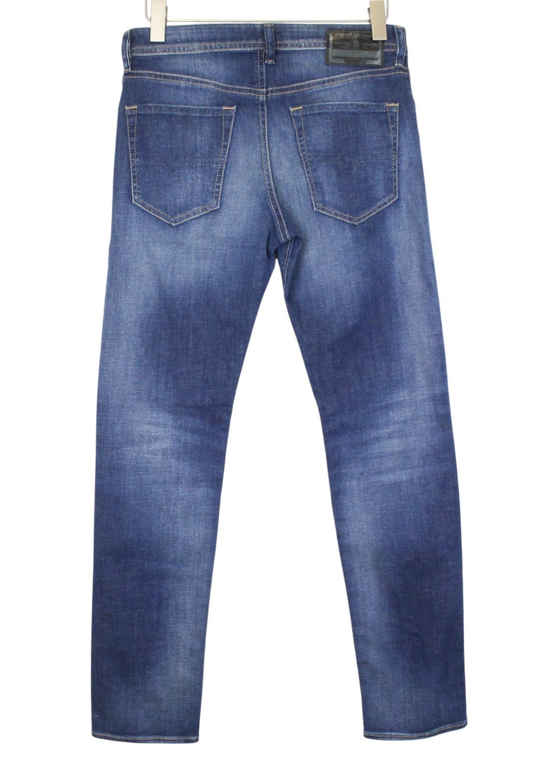 DIESEL Buster 084GR Men Jeans W29/L32 Regular Slim Tapered Stretch Button Blue