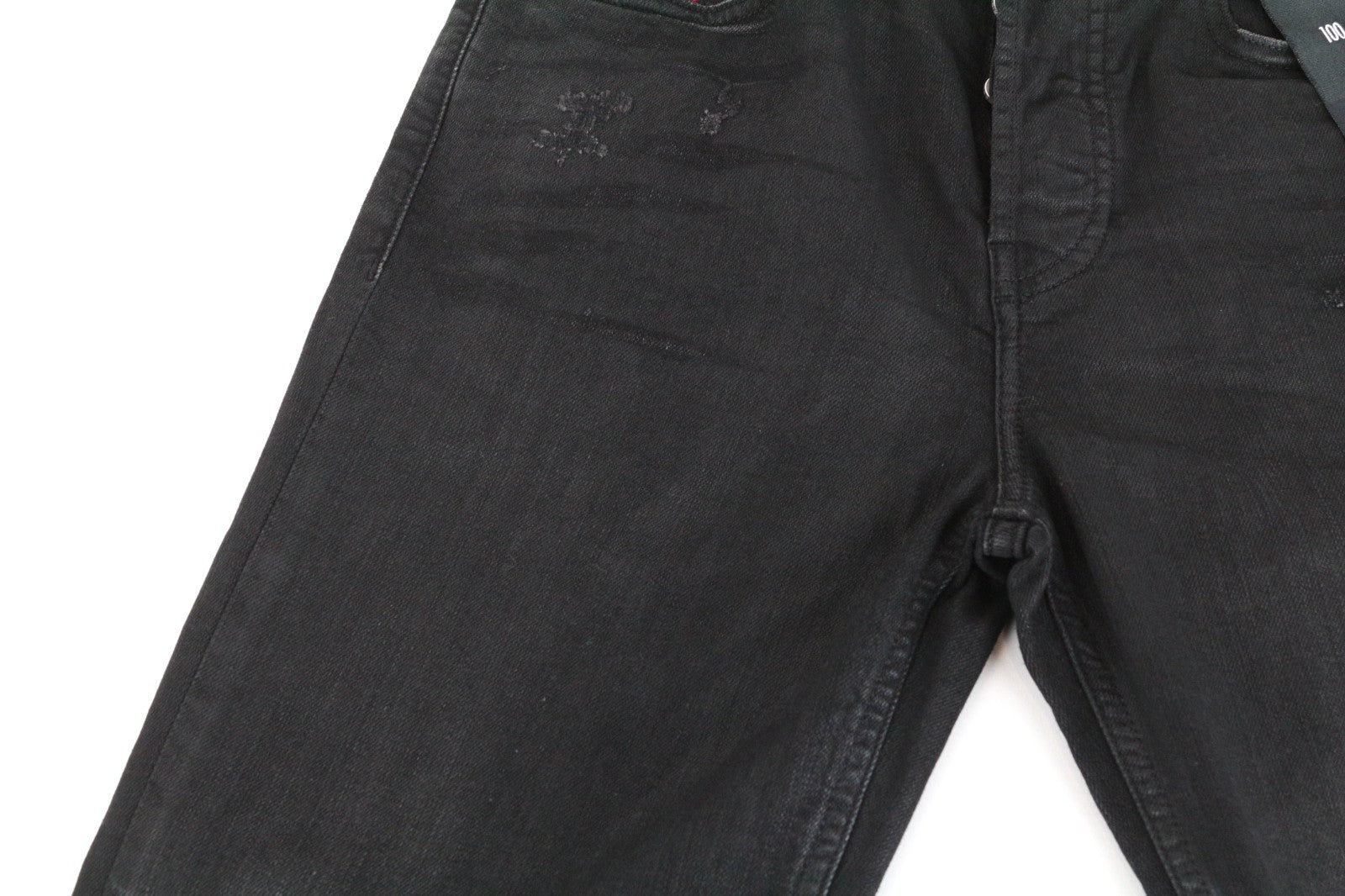 DIESEL Aryel 069JD Women Jeans W24/L32 Stretch Regular Straight Girls Black