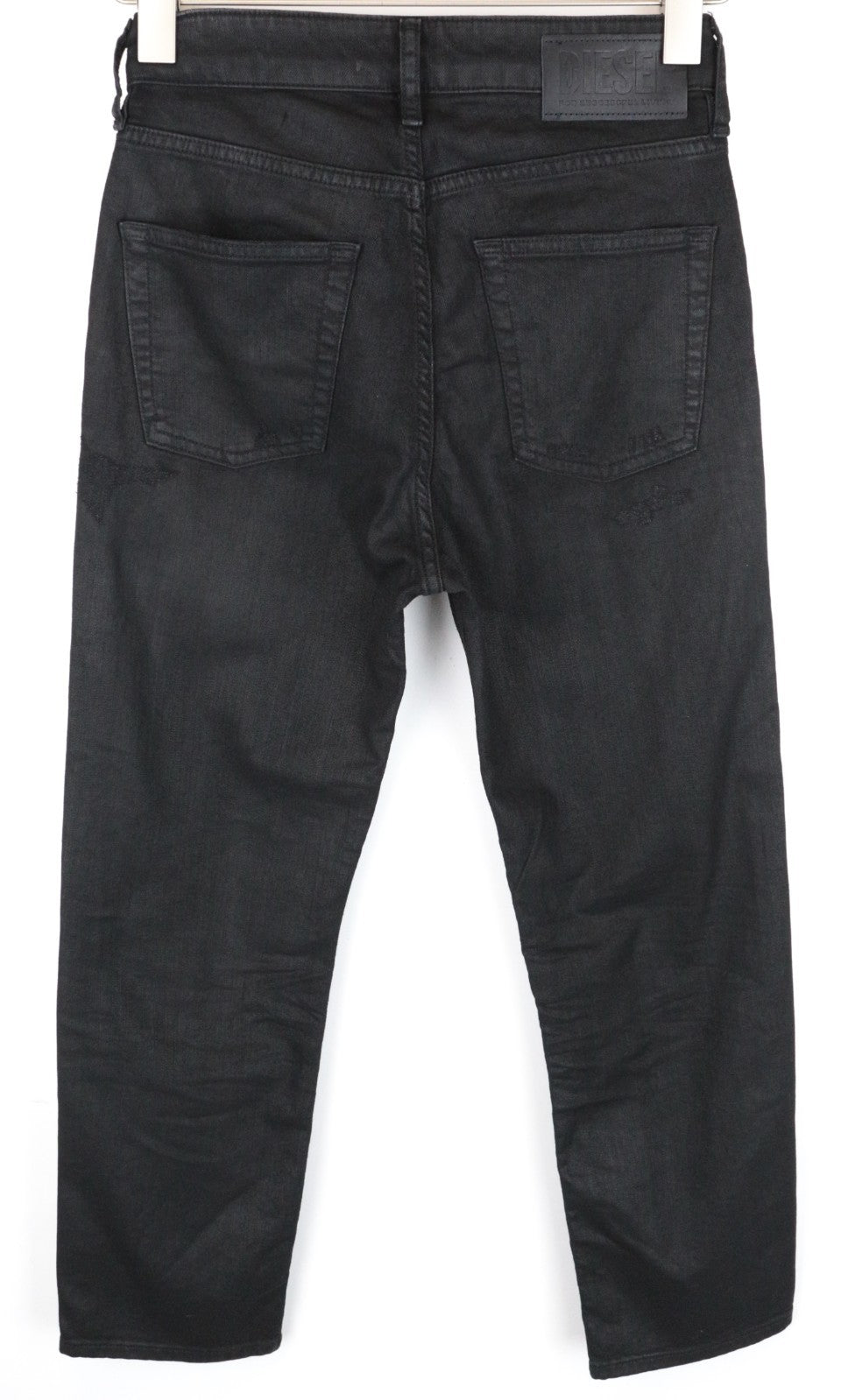 DIESEL Aryel 069JD Women Jeans W24/L32 Girls Stretch Regular Straight Fit Black