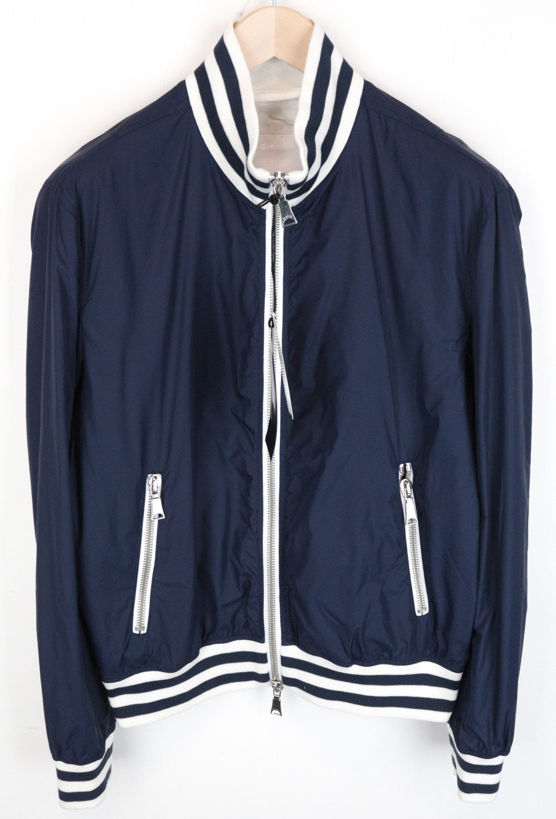 RICHMOND Men Jacket IT50 L Lightweight Softshell Windbreaker High Navy Ribbed