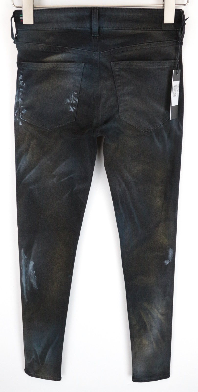 DIESEL Slandy-SP2 069IV Women Jeans W26/L32 Super Slim-Skinny Grey Stretch