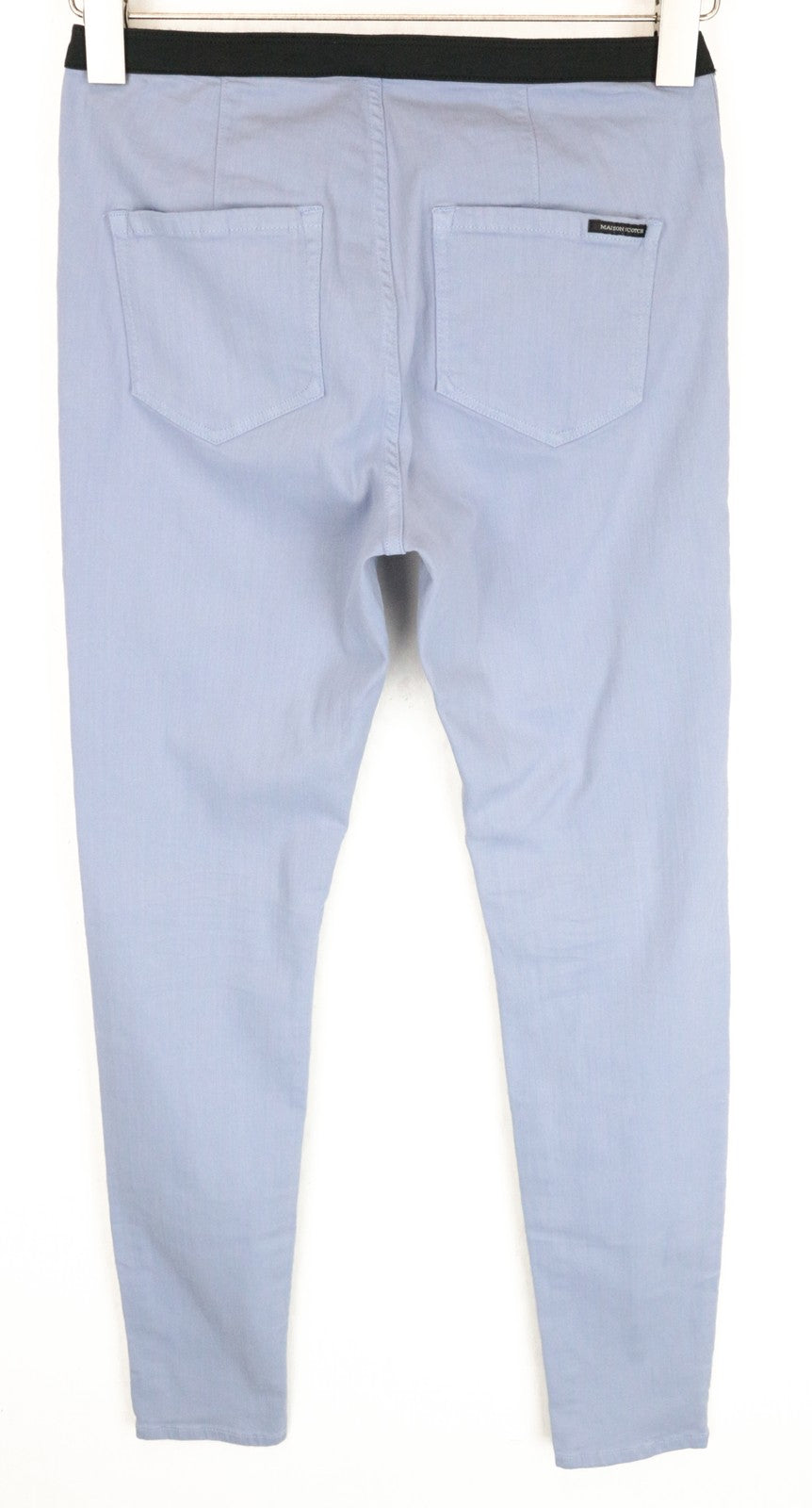MAISON SCOTCH Women Trousers W27/L31 Blue Slim Fit Pull On Flat Front Casual