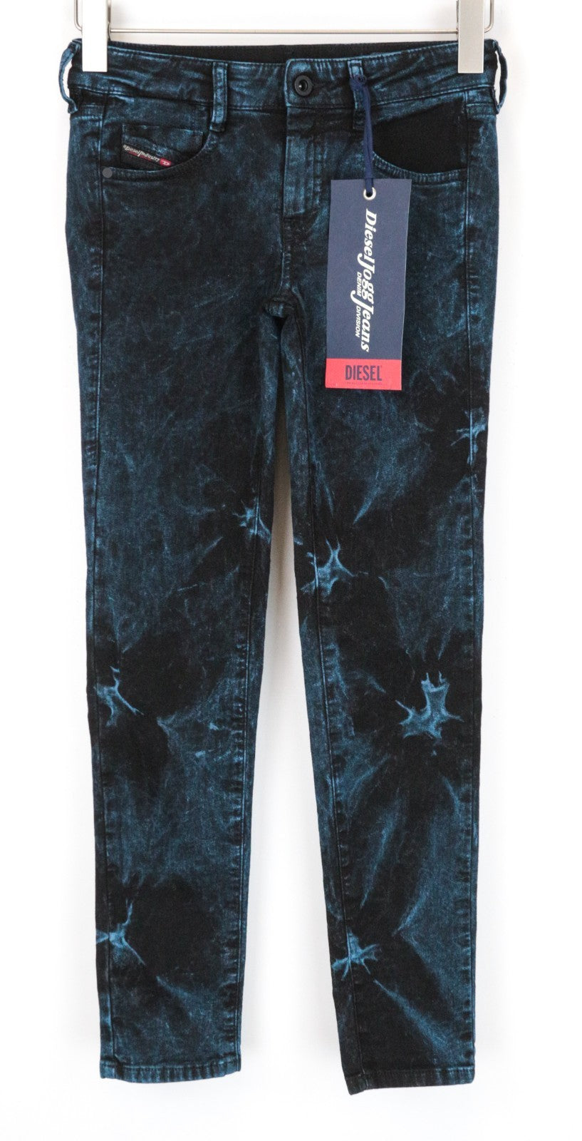 DIESEL D-Ollies-SP-NE 084AF Women Jeans W23 Sweat Jogg Slim Blue Girls Stretch