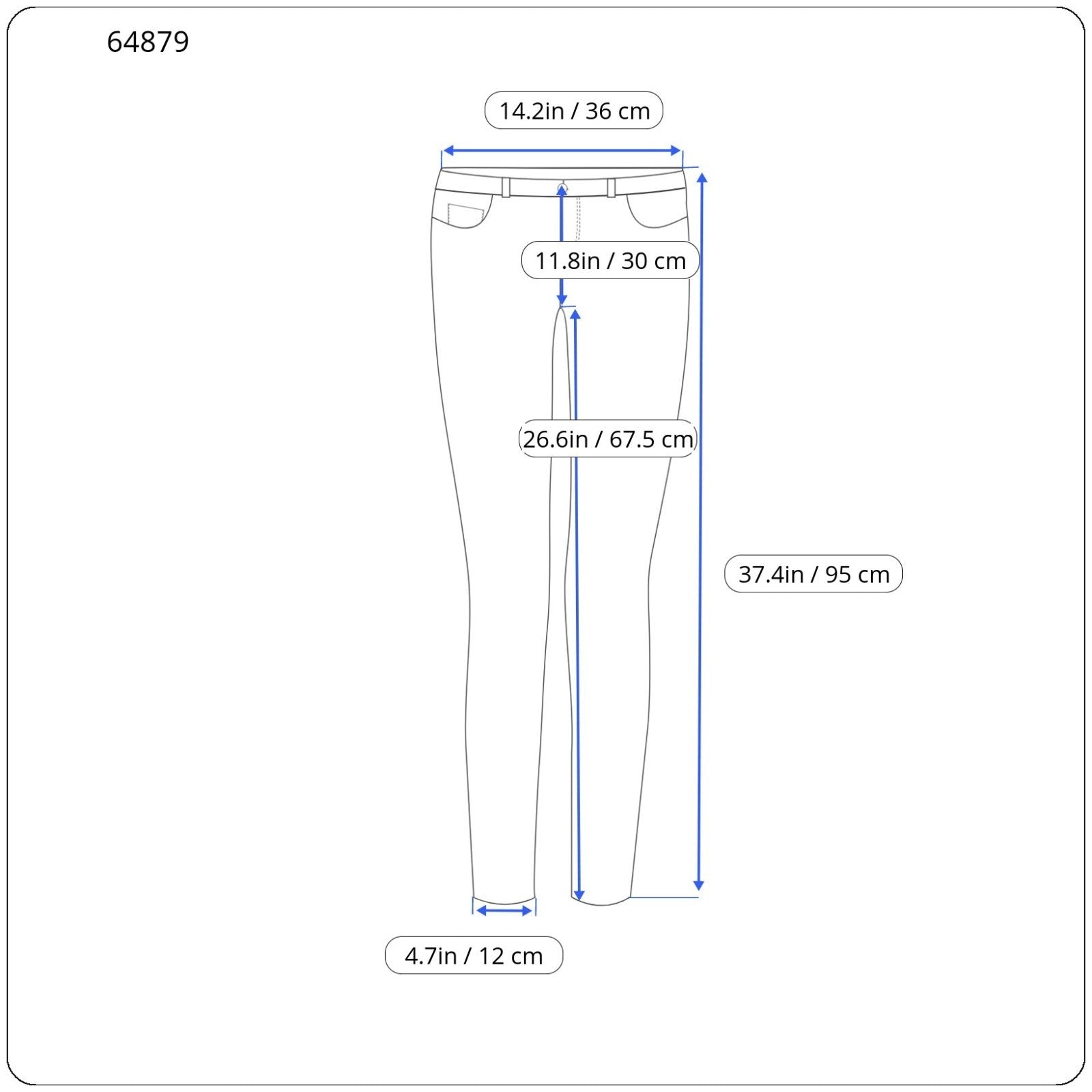 DIESEL Slandy-High 089AJ Women Jeans W29/L30 Super Skinny Blue Cotton Stretch
