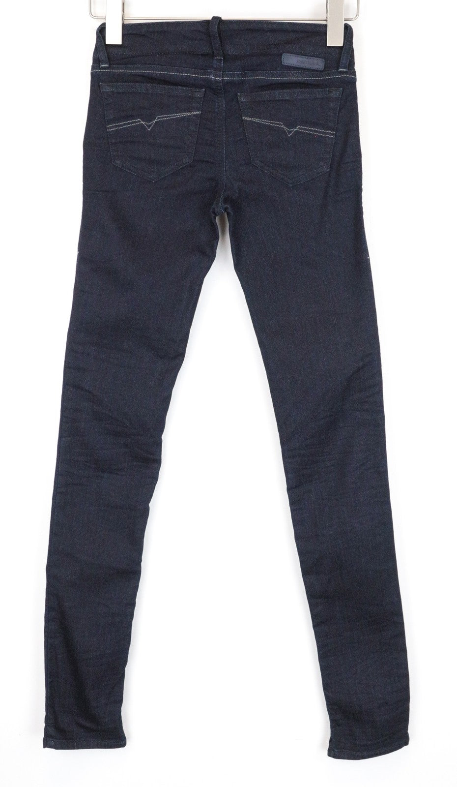 DIESEL Grupee-NE 0600V Women Jeans W23 Sweat Jogg Slim Blue Cotton Stretch Girl