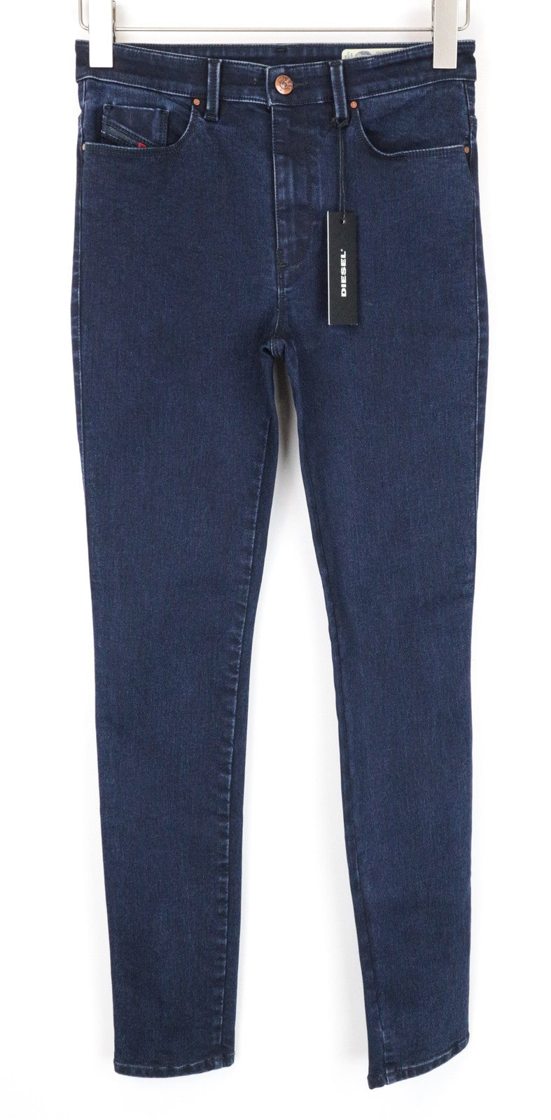DIESEL Skinzee-High 0858D Women Jeans W27/L30 Super Slim Skinny Stretch Blue
