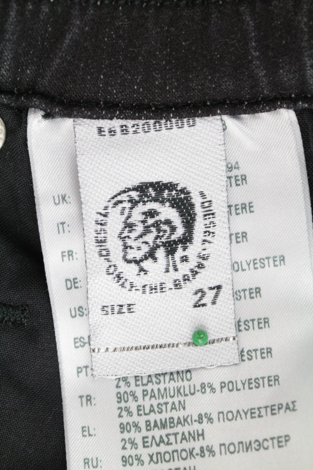 DIESEL Krailey R-SP-NE 0094Q Women Jeans W27 Sweat Jogg Slim Grey Stretch Wash