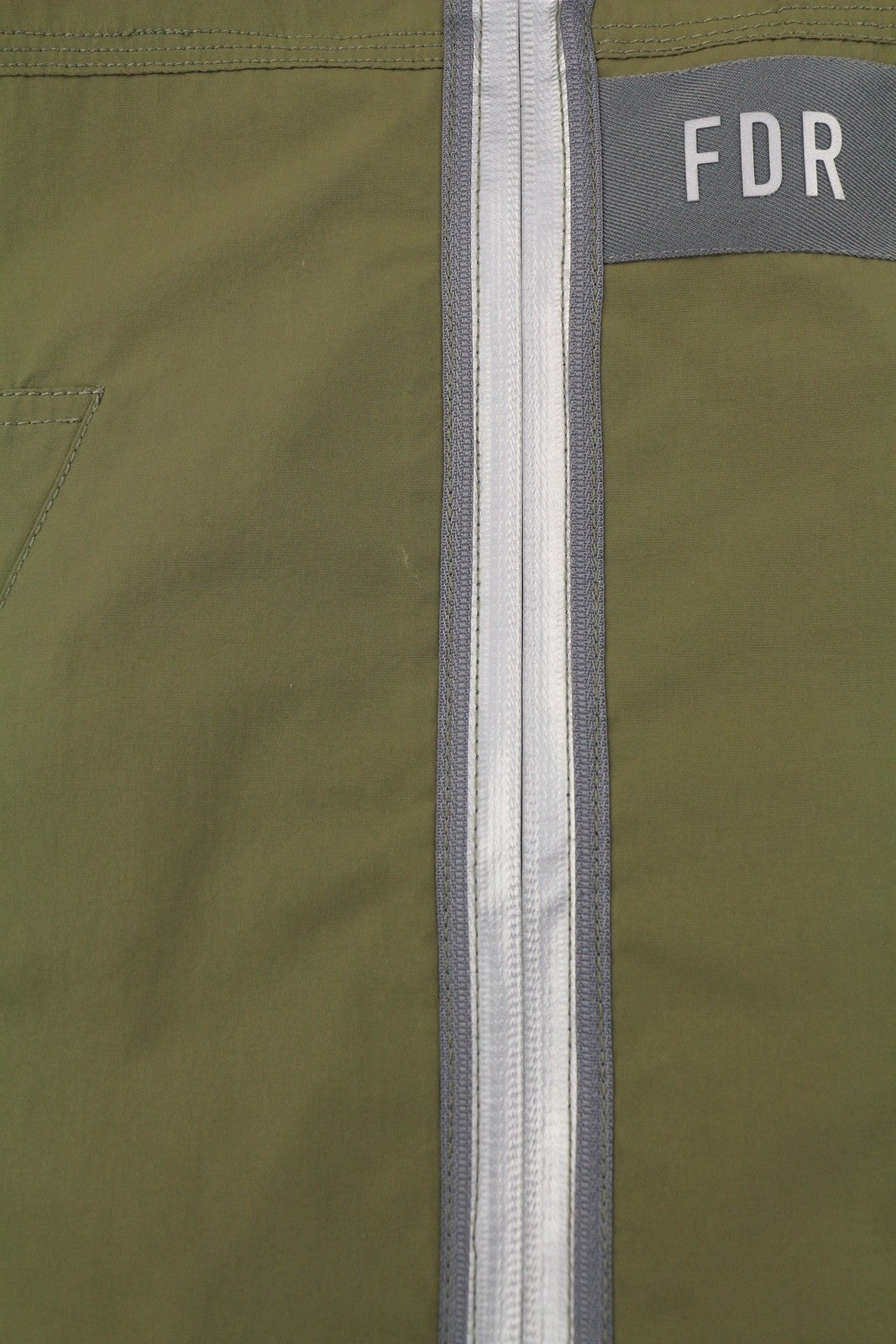 REPLAY M8061 Men Jacket L Khaki Green Full Zip Hooded Unlined Lightweight