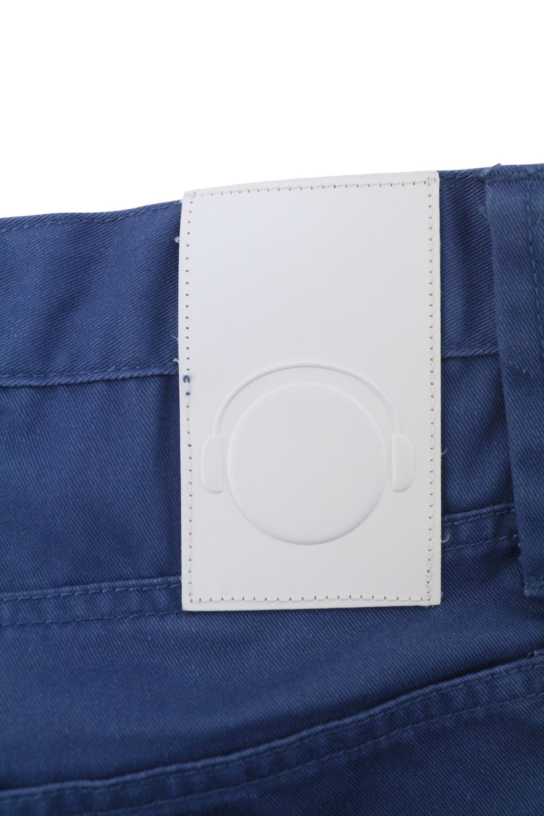 HUMOR Santiago Men Trousers W33 Blue Drop Crotch Button Fly Slim Fit
