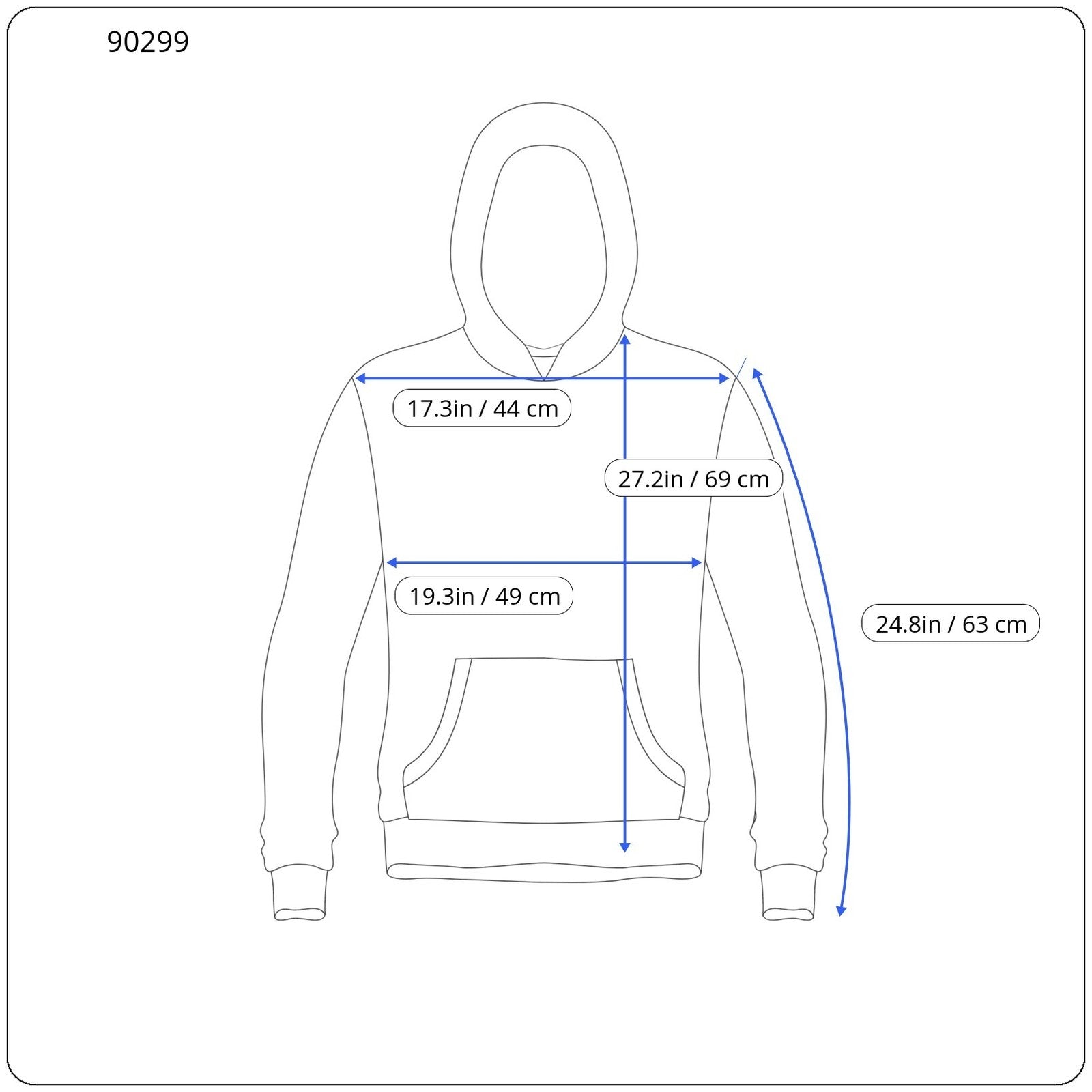 LEVI'S Standard Fit Men Hoodie XS Melange Grey Kangaroo Pocket Pull On